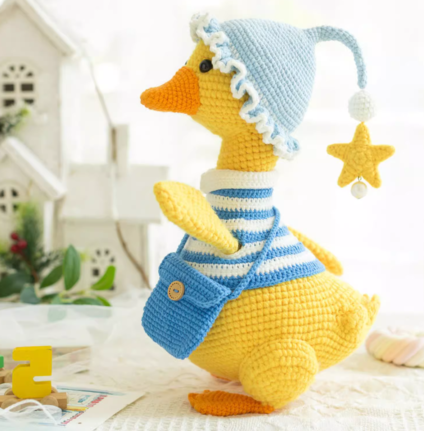 Morning Duck – Cute & Cozy Soft Toy |  DIY Crochet Kit – Never Stop Beauty