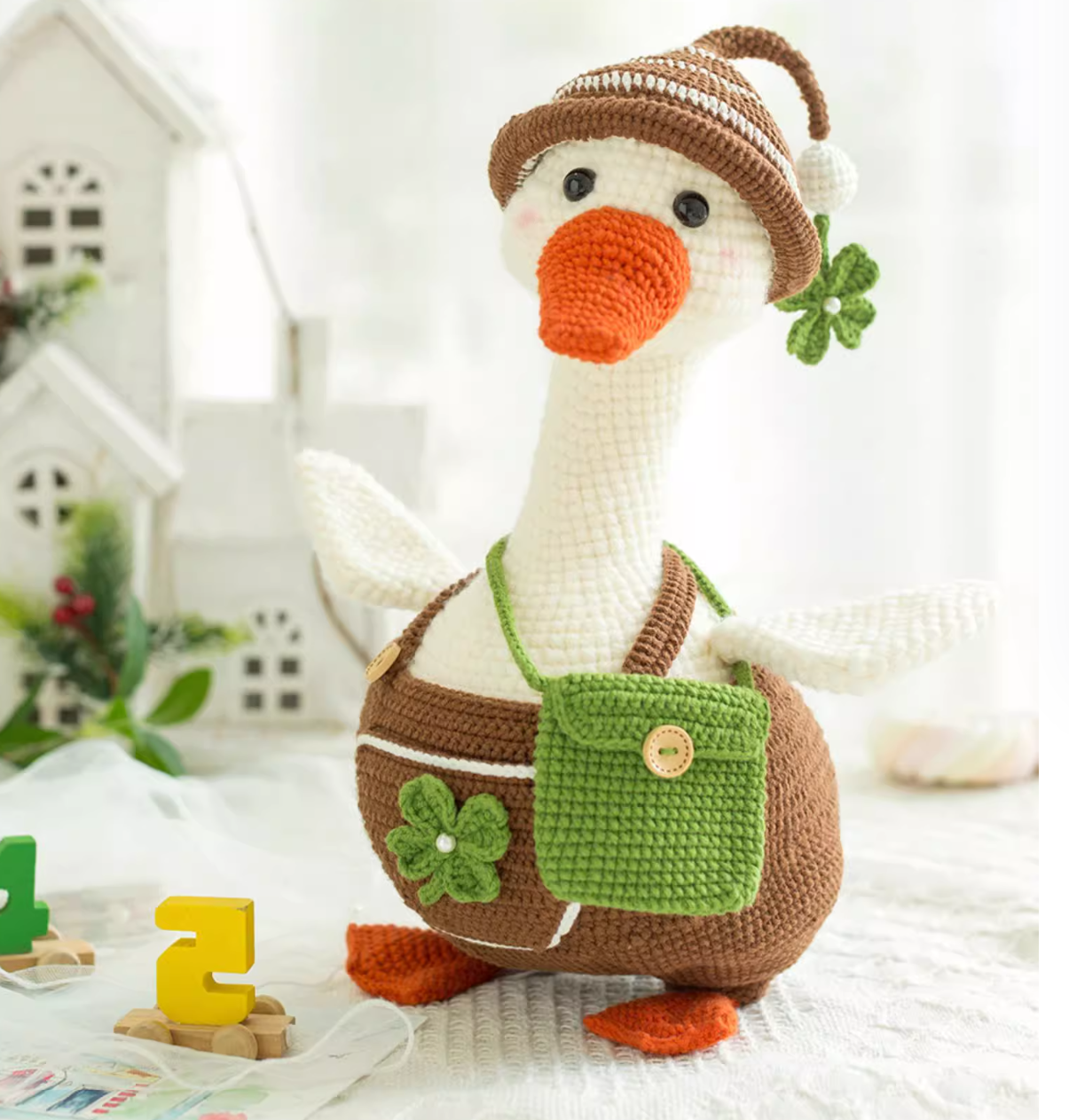 Morning Duck – Cute & Cozy Soft Toy |  DIY Crochet Kit – Never Stop Beauty