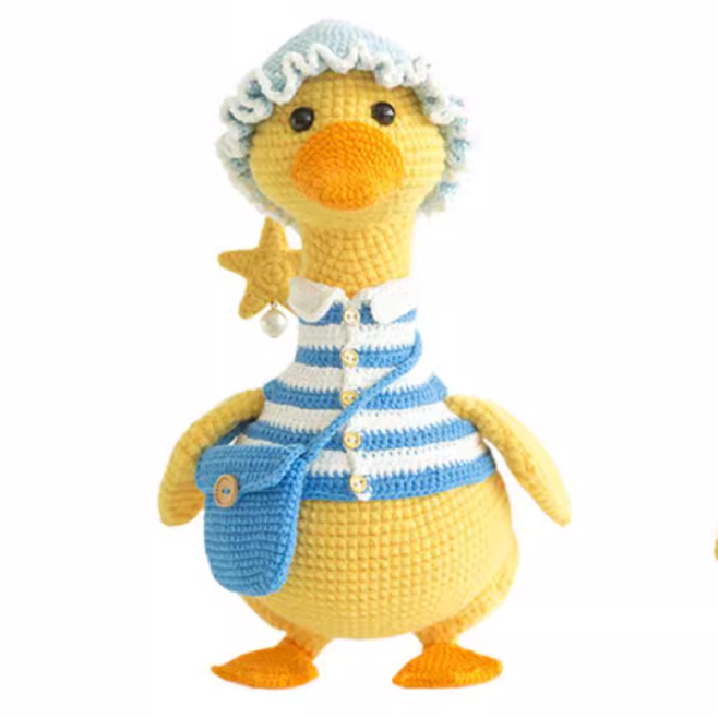 Morning Duck – Cute & Cozy Soft Toy |  DIY Crochet Kit – Never Stop Beauty
